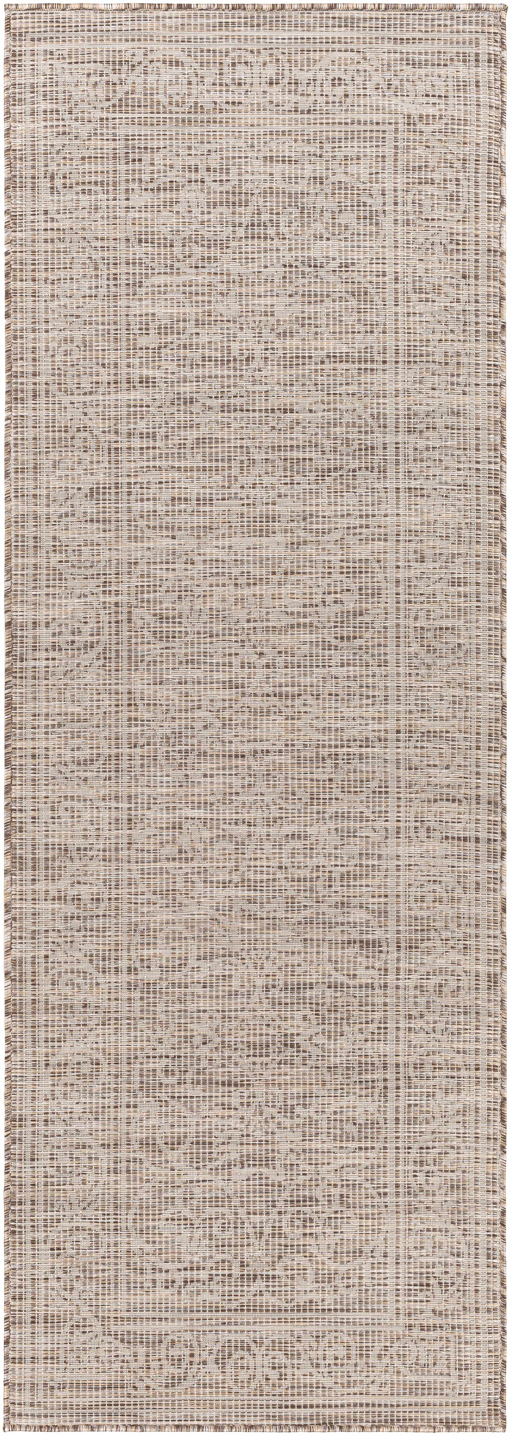 Coolville Brown Flatweave Outdoor Area Carpet - Clearance - Ornate Home