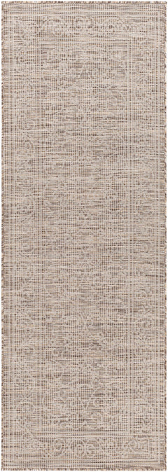 Coolville Brown Flatweave Outdoor Area Carpet - Clearance - Ornate Home