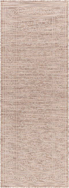Coolville Brown Flatweave Outdoor Area Carpet - Clearance - Ornate Home