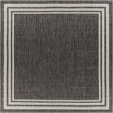 Coonamble Bordered Antrasit Outdoor Rug - Ornate Home