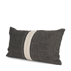 Cooper Black/Cream 14x26 Lumbar Decorative Pillow Cover - Ornate Home
