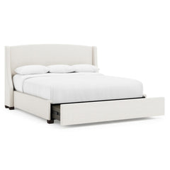 Cooper Espresso King Storage Shelter Bed (54" H) - Ornate Home