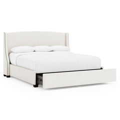 Cooper Espresso King Storage Shelter Bed (54" H) - Ornate Home