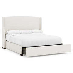Cooper Espresso King Storage Shelter Bed (64" H) - Ornate Home