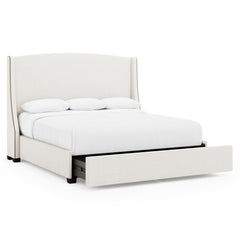 Cooper Espresso King Storage Shelter Bed (64" H) - Ornate Home