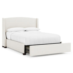 Cooper Espresso Queen Storage Shelter Bed (54" H) - Ornate Home