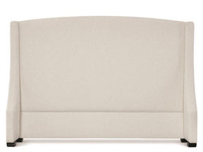 Cooper White/Cream Fabric California King Headboard - Ornate Home