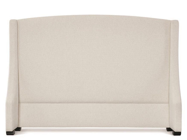 Cooper White/Cream Fabric Headboard King - Ornate Home