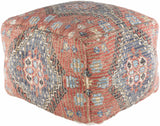 Copeland Woven Jute and Cotton Pouf - Ornate Home