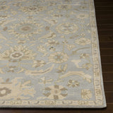 Copen Beige Floral Wool Rug - Ornate Home