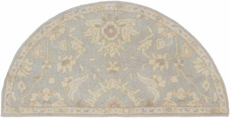 Copen Beige Floral Wool Rug - Ornate Home