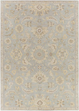 Copen Beige Floral Wool Rug - Ornate Home