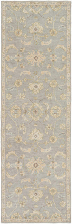 Copen Beige Floral Wool Rug - Ornate Home