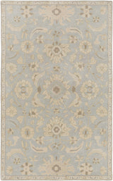 Copen Beige Floral Wool Rug - Ornate Home