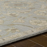 Copen Beige Floral Wool Rug - Ornate Home