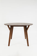 Copenhagen Brown Round Dining Table - Ornate Home