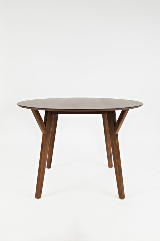 Copenhagen Brown Round Dining Table - Ornate Home