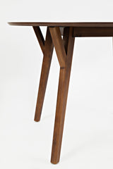 Copenhagen Brown Round Dining Table - Ornate Home