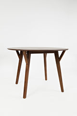 Copenhagen Brown Round Dining Table - Ornate Home