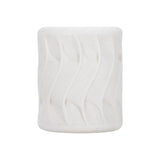 Coquille White Outdoor Accent Table - Ornate Home