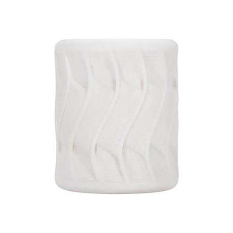 Coquille White Outdoor Accent Table - Ornate Home