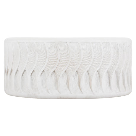 Coquille White Outdoor Cocktail Table - Ornate Home