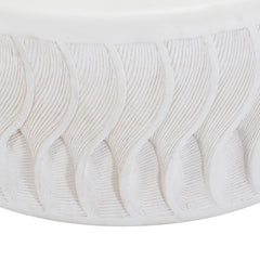 Coquille White Outdoor Cocktail Table - Ornate Home