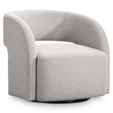 Cora Gray Outdoor Swivel Chair