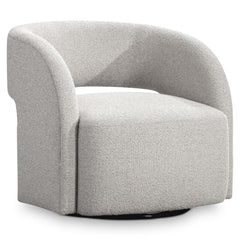 Cora Gray Outdoor Swivel Chair - Ornate Home