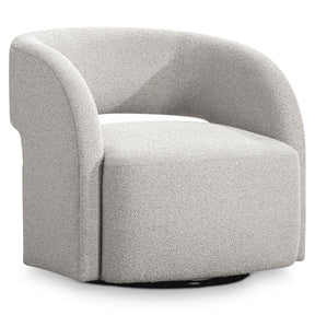 Cora Gray Outdoor Swivel Chair