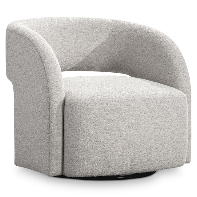 Cora Gray Outdoor Swivel Chair