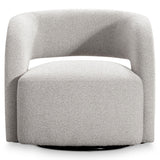 Cora Gray Outdoor Swivel Chair