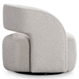 Cora Gray Outdoor Swivel Chair