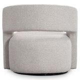 Cora Gray Outdoor Swivel Chair