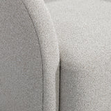 Cora Gray Outdoor Swivel Chair