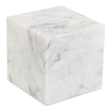 Cora Purple White Marble Cube Tabletop - Ornate Home