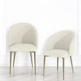 Cora White Side Chair (Set of 2) - Ornate Home