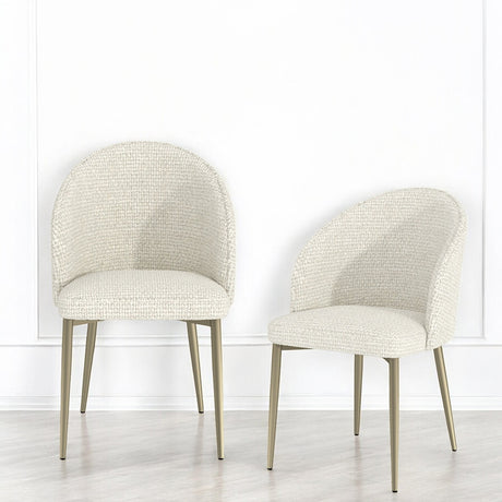 Cora White Side Chair (Set of 2) - Ornate Home