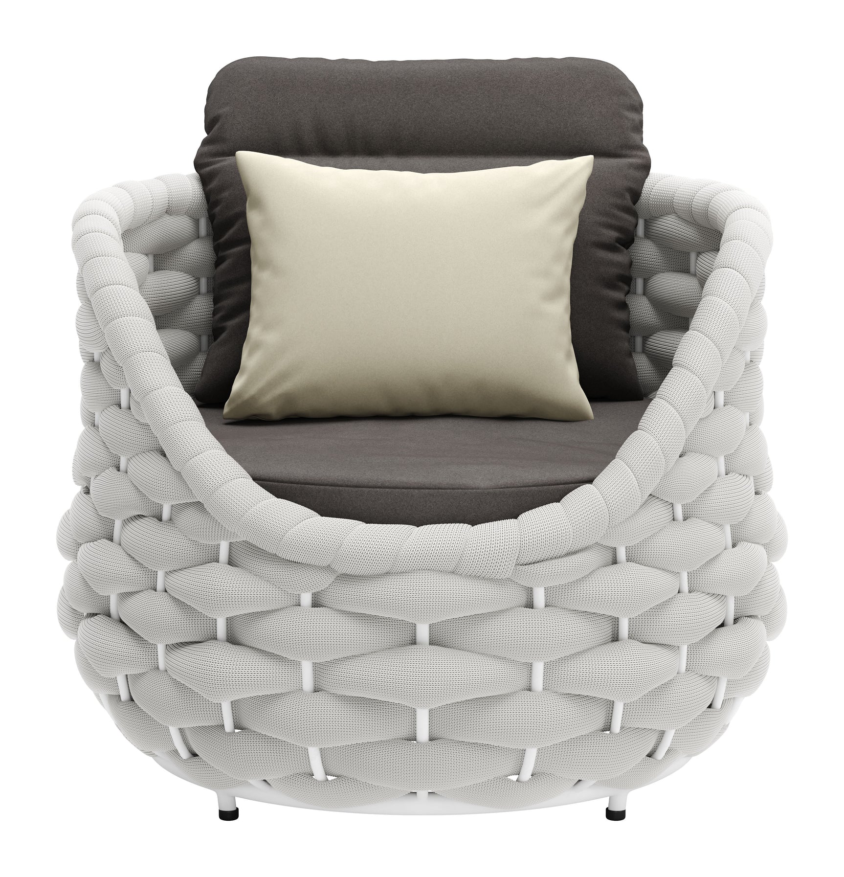 Coral Gray Reef Accent Chair - Ornate Home