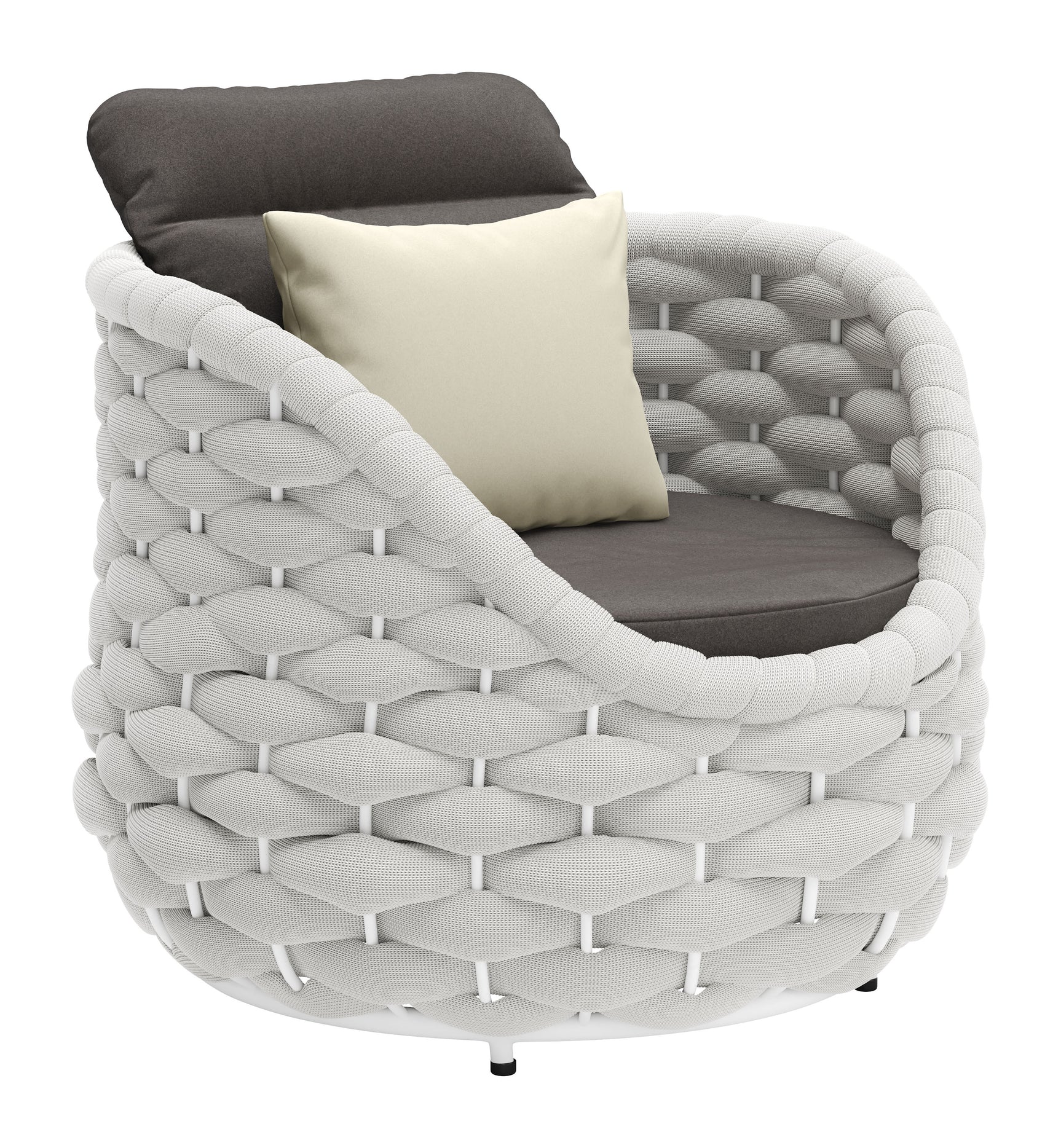 Coral Gray Reef Accent Chair - Ornate Home