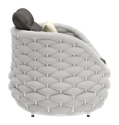 Coral Gray Reef Outdoor Accent Chair - Ornate Home