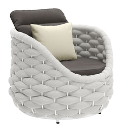 Coral Gray Reef Outdoor Accent Chair - Ornate Home