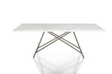 Coral Marble Rectangular Dining Table - Ornate Home