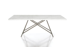 Coral Marble Rectangular Dining Table - Ornate Home