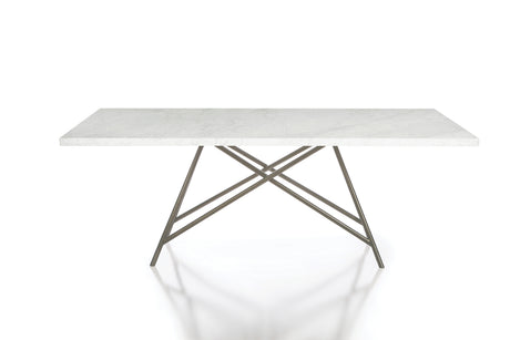 Coral Marble Rectangular Dining Table - Ornate Home
