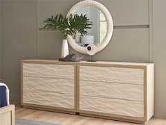 Coral Natural Oak Mirror - Ornate Home