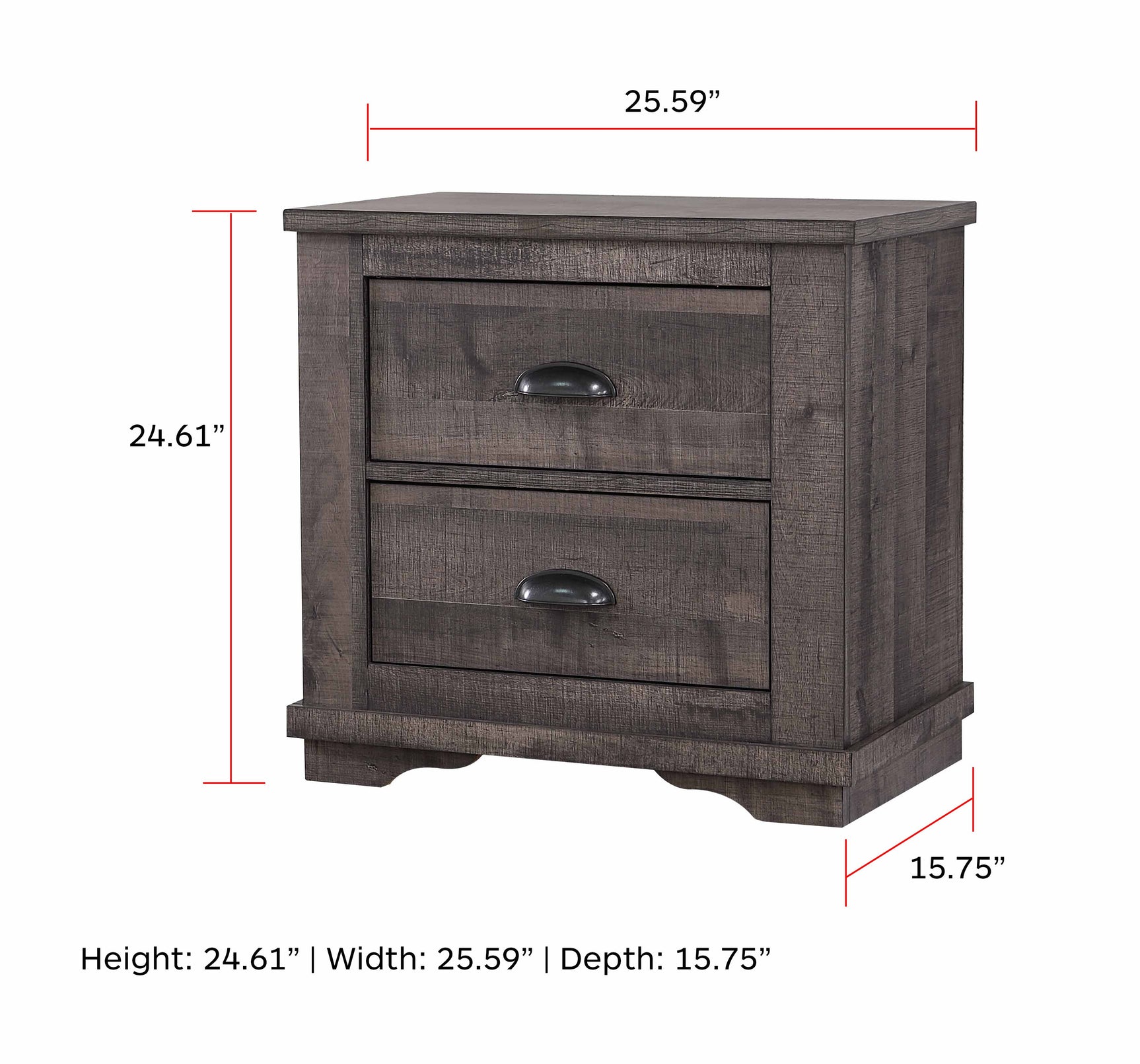 Coralee Gray Sleigh Bedroom Set - Ornate Home