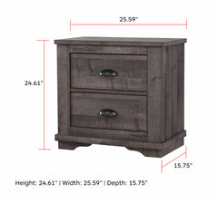 Coralee Gray Sleigh Bedroom Set - Ornate Home