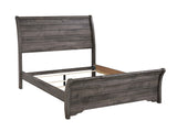 Coralee Gray Sleigh Bedroom Set - Ornate Home