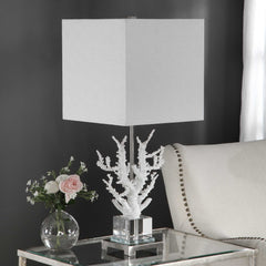 Corallo White Coral Table Lamp - Ornate Home